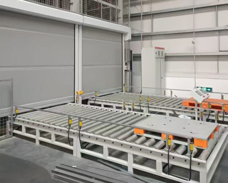Customized a vertical reciprocating conveyor lift for a client in Shanghai.