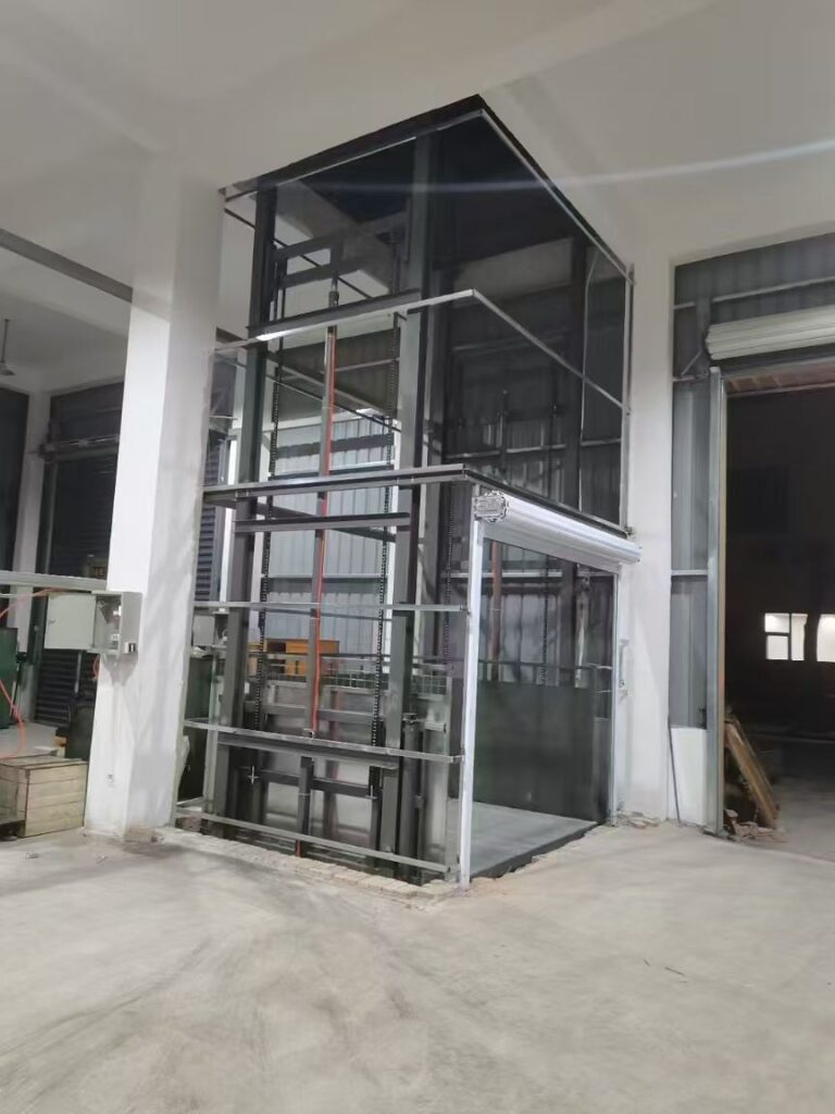 Customized 4-Ton Cargo Lift Solution for Beijing Warehouse Project